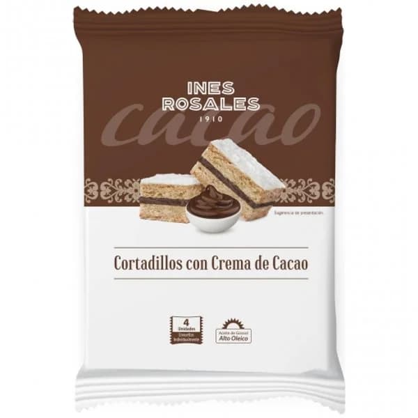 Cortadillos con crema de cacao Inés Rosales 144 g. - 0.14 kg - Imagen del producto en Findit