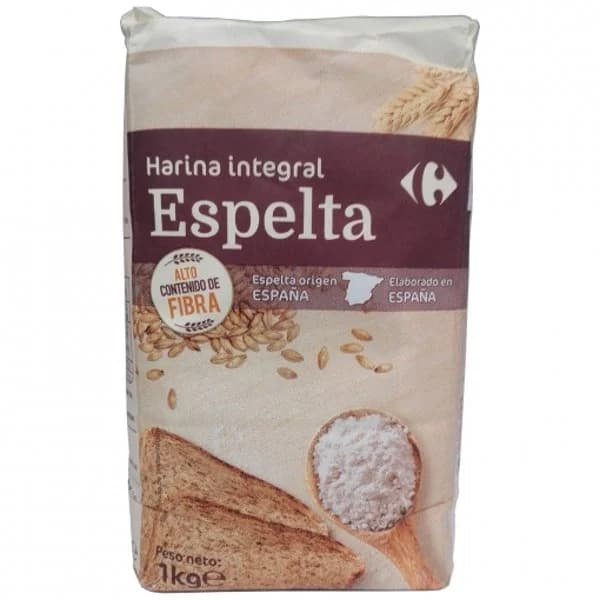 Harina de espelta integral Carrefour 1 kg. - 1 kg - Imagen del producto en Findit