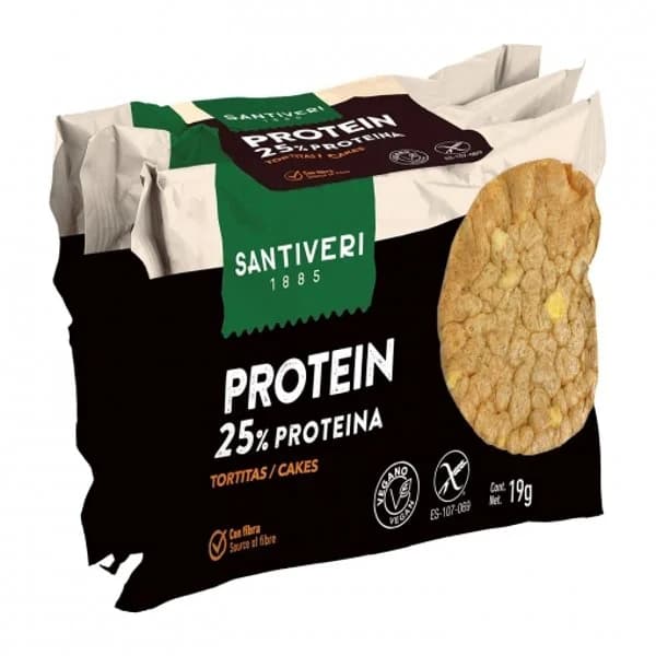 Tortitas proteína 3x19 g - 0.06 kg - Imagen del producto en Findit