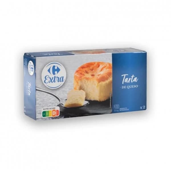 Tarta de queso Carrefour Extra 2 unidades de 100 g. - 0.2 kg - Imagen del producto en Findit