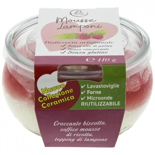 Postre cheesecake frambuesa Senza Peccato sin gluten 110 g. - 0.11 kg - Imagen del producto en Findit
