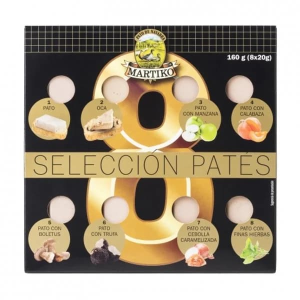 Tabla Seleccion Pates 8U - 1 ud - Imagen del producto en Findit