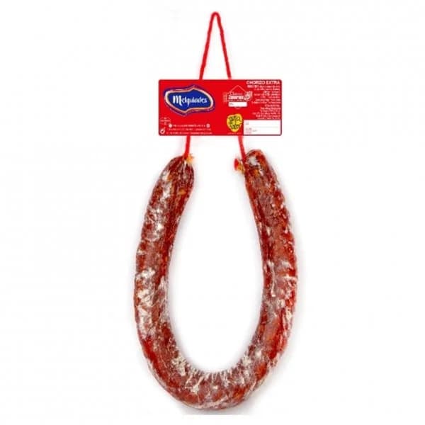 Chorizo dulce extra en sarta Melquiades sin gluten y sin lactosa 500 g - 0.5 kg - Imagen del producto en Findit