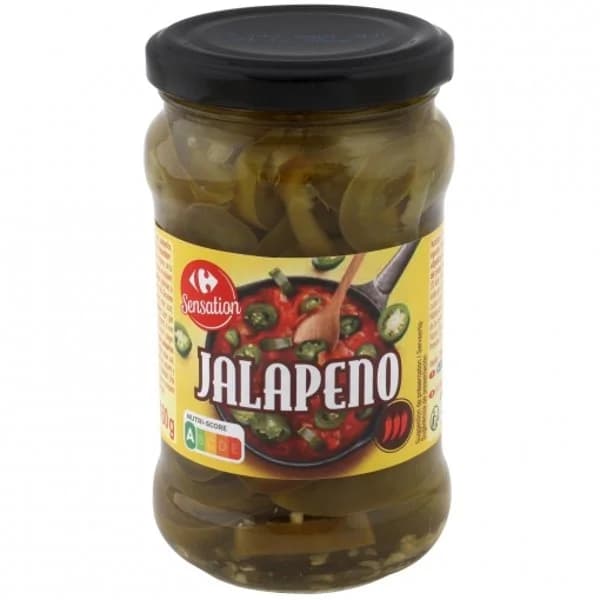 Jalapeños Sensation Carrefour 160 g. - 0.16 kg - Imagen del producto en Findit
