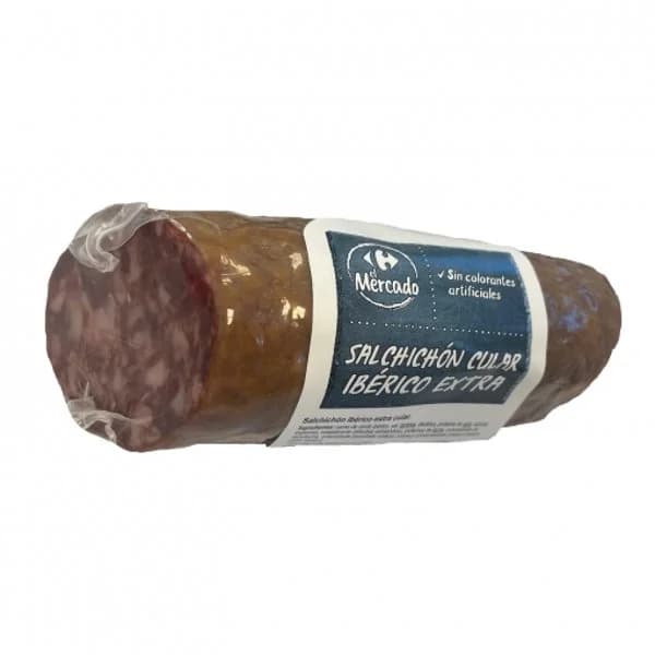 Salchichón ibérico extra cular Carrefour el Mercado sin gluten 260 g - 0.26 kg - Imagen del producto en Findit