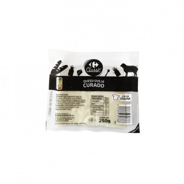 Queso de oveja curado Carrefour Classic cuña 250 g. - 0.25 kg - Imagen del producto en Findit