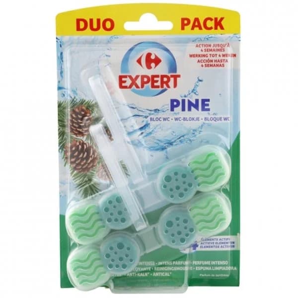 Colgador WC antical perfume pino Carrefour Expert 2 ud. - 2.01 ud - Imagen del producto en Findit