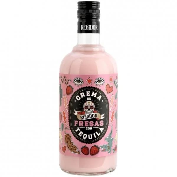 Crema de fresa con tequila Regidor botella 70 cl. - 0.7 l - Imagen del producto en Findit