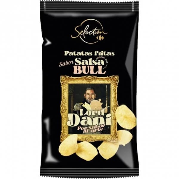 Patatas fritas salsa bull Sensation Carrefour y Lord Dani 150 g. - 0.15 kg - Imagen del producto en Findit