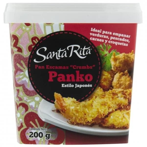 Pan escamas crumbs Panko estilo japonés Santa Rita 200 g. - 0.2 kg - Imagen del producto en Findit