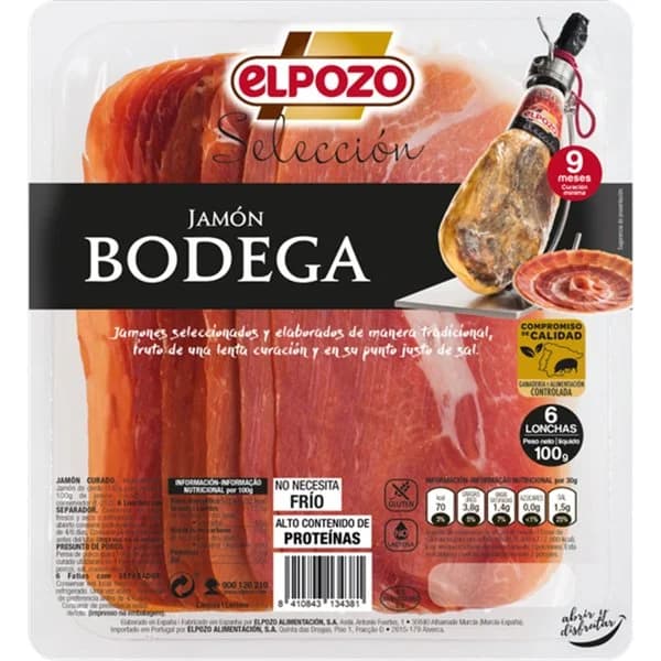 Jamon Reserva Duroc Lonchas - 0.09 kg - Imagen del producto en Findit