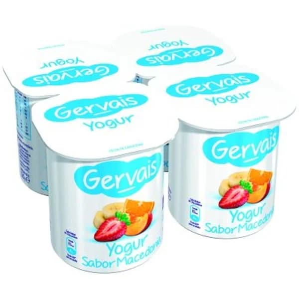 Yogur sabor macedonia 4x120 g - 0.48 kg - Imagen del producto en Findit