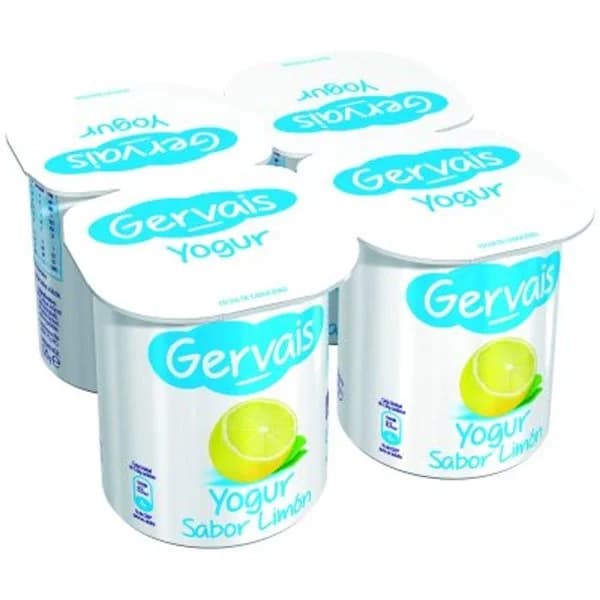Yogur sabor limón 4x120 g - 0.48 kg - Imagen del producto en Findit