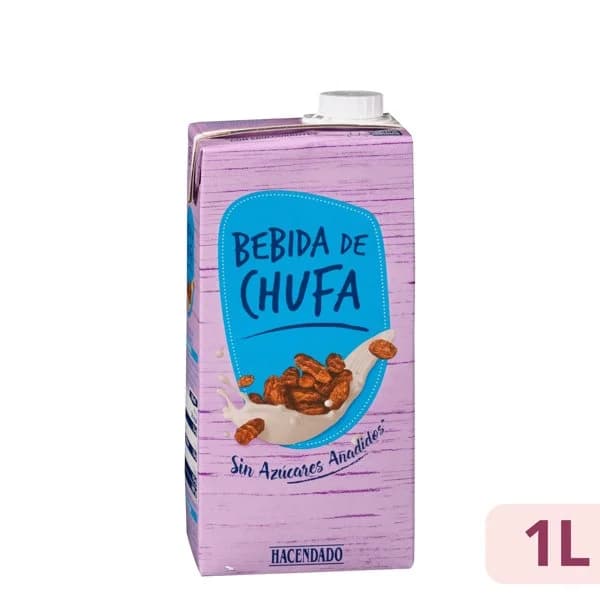 Bebida de chufa Hacendado sin azúcares añadidos - 1 ud - Imagen del producto en Findit