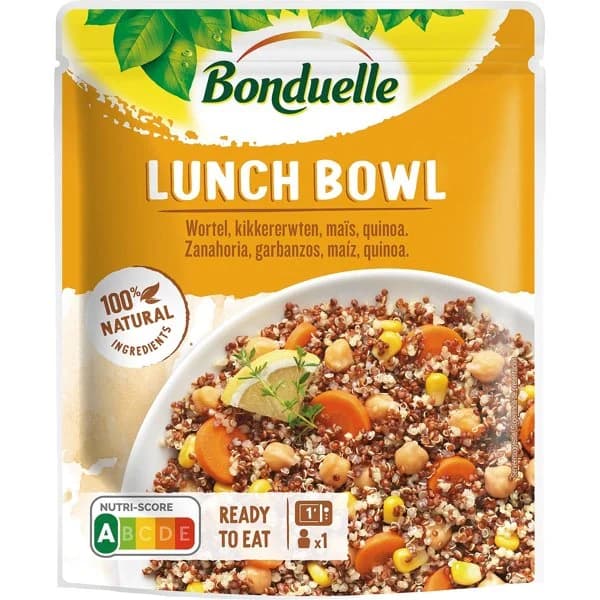 Lunch Bowl de Zanahoria Garbanzos-Maíz-Quinoa - 0.25 kg - Imagen del producto en Findit