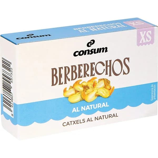 Berberechos al Natural XS - 0.06 kg - Imagen del producto en Findit