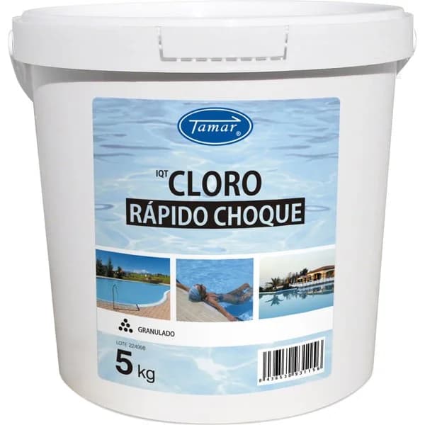 Cloro Rápido Glanulado Piscina - 5 kg - Imagen del producto en Findit
