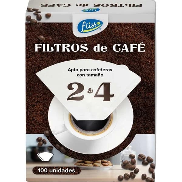 Filtros Café Tamaño 2Y4 - 110 ud - Imagen del producto en Findit