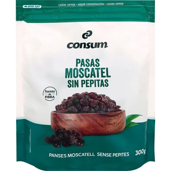 Pasas Moscatel Doypack - 0.3 ud - Imagen del producto en Findit