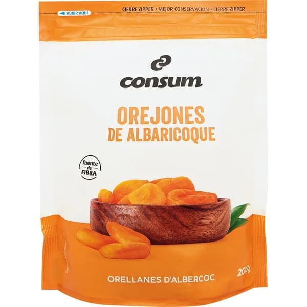 Orejón Albaricoque Desecado doypack - 0.2 kg - Imagen del producto en Findit