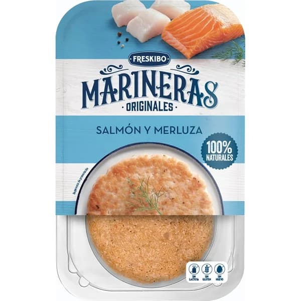 Marineras Salmón y Merluza - 1 ud - Imagen del producto en Findit