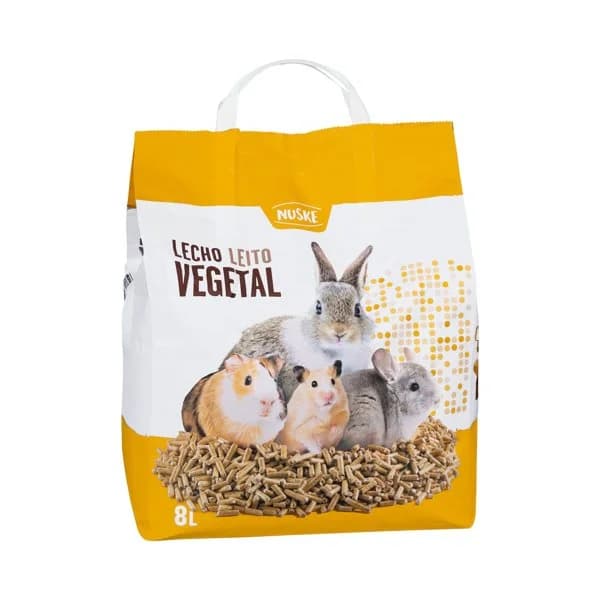 Lecho vegetal para pequeñas mascotas Nuske - 8 l - Imagen del producto en Findit