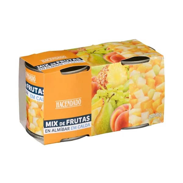 Macedonia mix de frutas en almíbar Hacendado - 0.23 kg - Imagen del producto en Findit