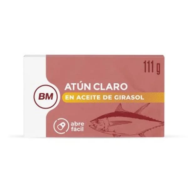 Atún claro en aceite de girasol 111 g - 0.72 kg - Imagen del producto en Findit