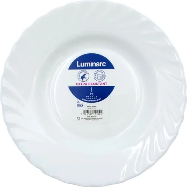 Plato Hondo Blanco 22,5 Cm - 1 ud - Imagen del producto en Findit