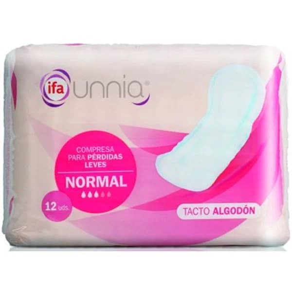 Compresas pérdidas leves normal 12 unidades - 11.71 ud - Imagen del producto en Findit