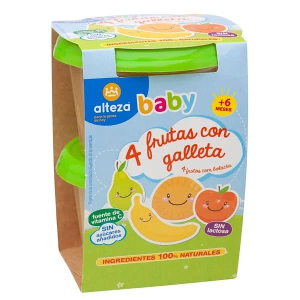 Potito Fruta y Galleta 2UD - 0.4 kg - Imagen del producto en Findit