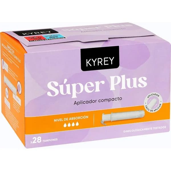 Tampón con Aplicador Compacto Súper Plus - 28.75 ud - Imagen del producto en Findit