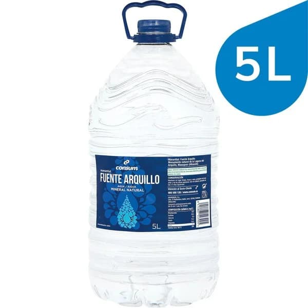 Agua Mineral Natural Garrafa - 1 ud - Imagen del producto en Findit