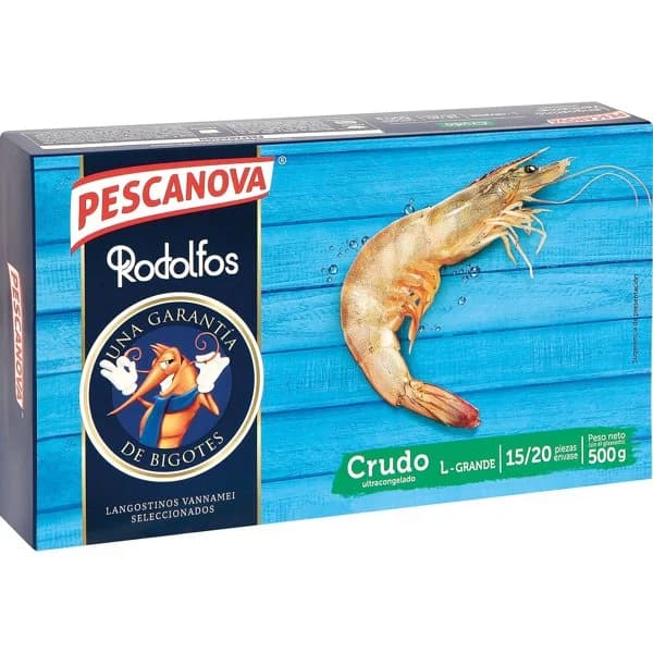 Langostino Crudo Congelado - 0.5 kg - Imagen del producto en Findit