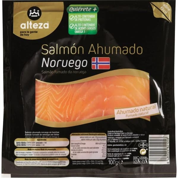 Salmón Ahumado Noruego 100G - 9.97 kg - Imagen del producto en Findit