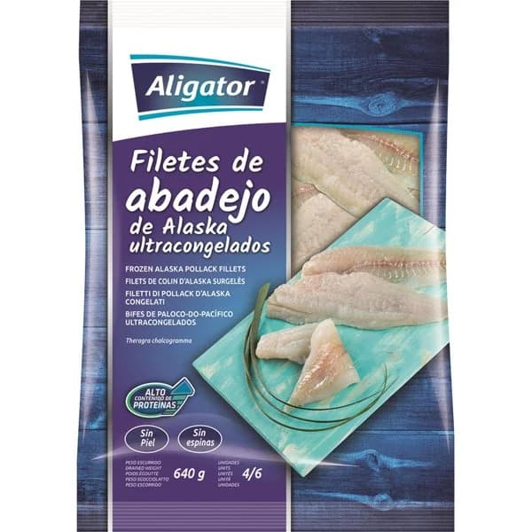 Filetes de Abadejo de Alaska Congelados - 0.64 kg - Imagen del producto en Findit