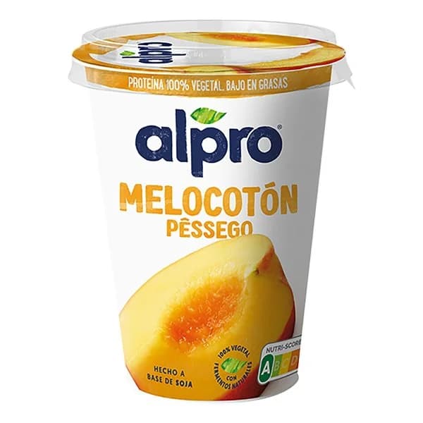 Preparado de soja sabor melocotón Alpro sin gluten y sin lactosa 400 g. - 0.39 kg - Imagen del producto en Findit