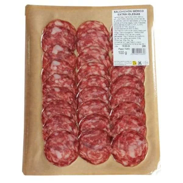 Salchichón ibérico extra en lonchas - 1 kg - Imagen del producto en Findit