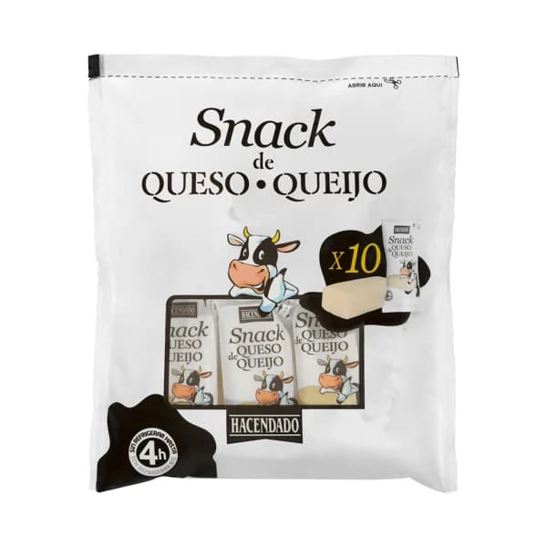 Snack de queso madurado de vaca Hacendado - 0.2 kg - Imagen del producto en Findit