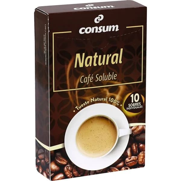 Café Soluble Natural Sticks - 10 ud - Imagen del producto en Findit