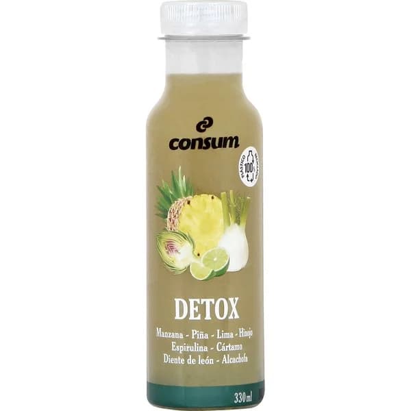 Détox con Piña, Hinojo y Alcachofa - 0.33 l - Imagen del producto en Findit