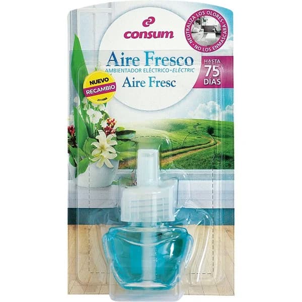 Recambio Ambientador Eléctrico Aire Fresco - 1 ud - Imagen del producto en Findit