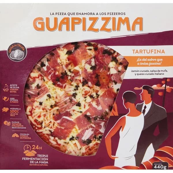 Pizza Tartufina Jamón y Salsa de Trufa - 0.4 kg - Imagen del producto en Findit