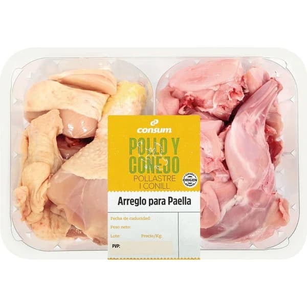Arreglo para Paella de Pollo y Conejo - 0.86 kg - Imagen del producto en Findit