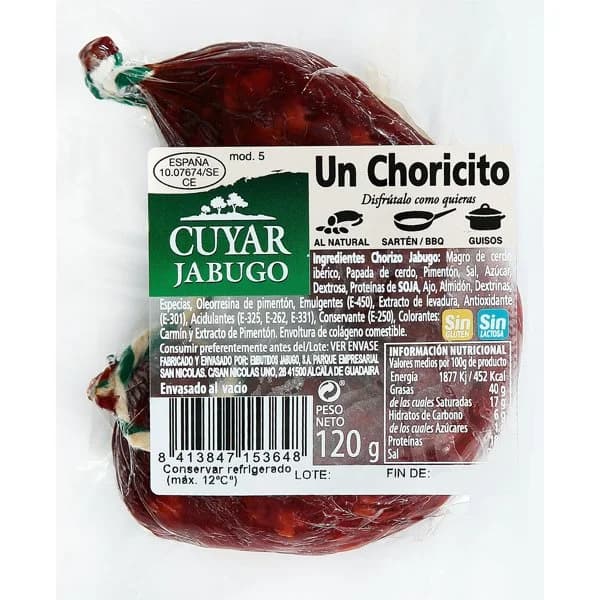 Chorizo de Jabugo Pieza - 0.12 ud - Imagen del producto en Findit