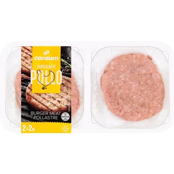 Burger Meat Pollo 4 Unidades - 0.36 kg - Imagen del producto en Findit