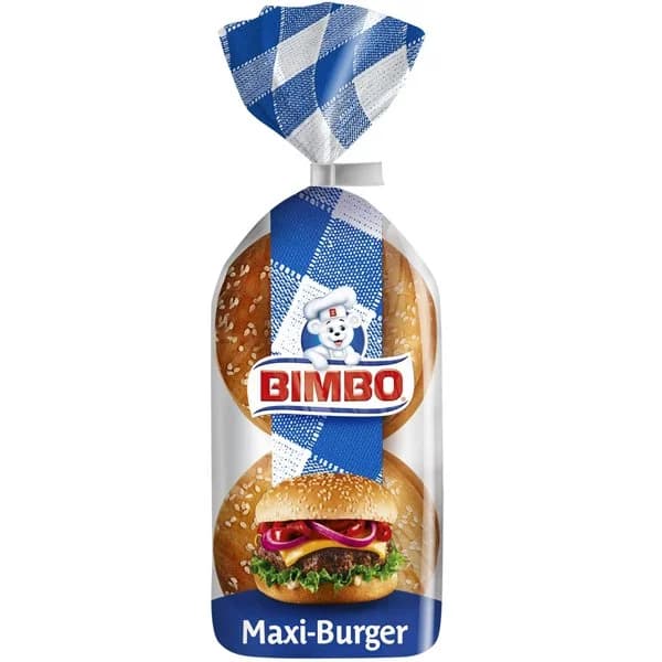Pan Maxi Burger 4 Unidades - 0.28 kg - Imagen del producto en Findit