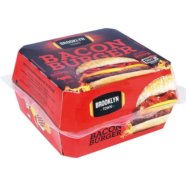 Bacon Burger con Bacon y Queso - 0.21 kg - Imagen del producto en Findit