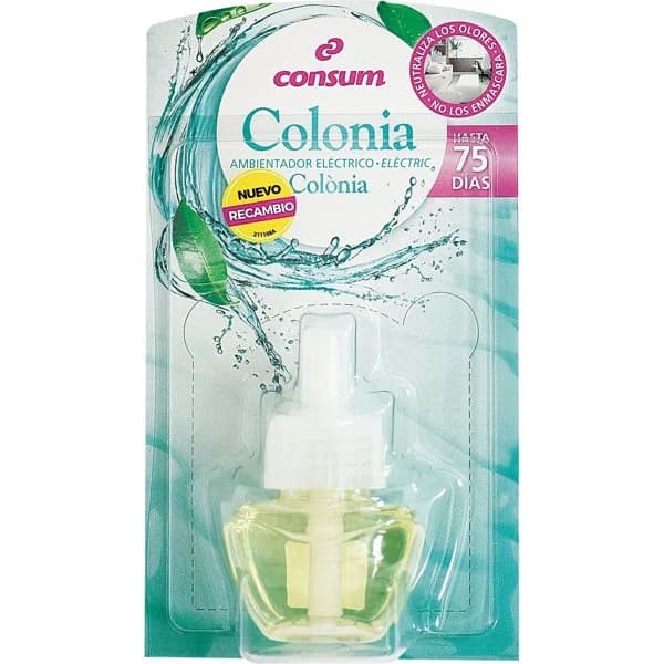 Recambio Ambientador Eléctrico Colonia - 1 ud - Imagen del producto en Findit