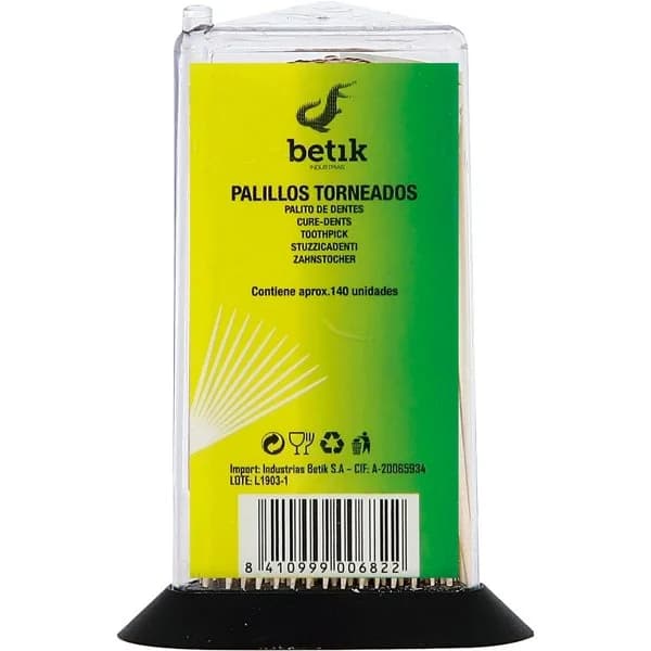 Palillo Redondo Torneado Palillero Ab 140-200 Uds - 1 ud - Imagen del producto en Findit